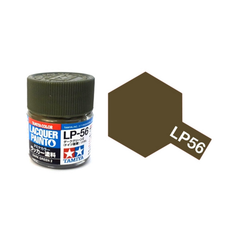 Vert Foncé 2 Mat pot de 10ml-TAMIYA LP56