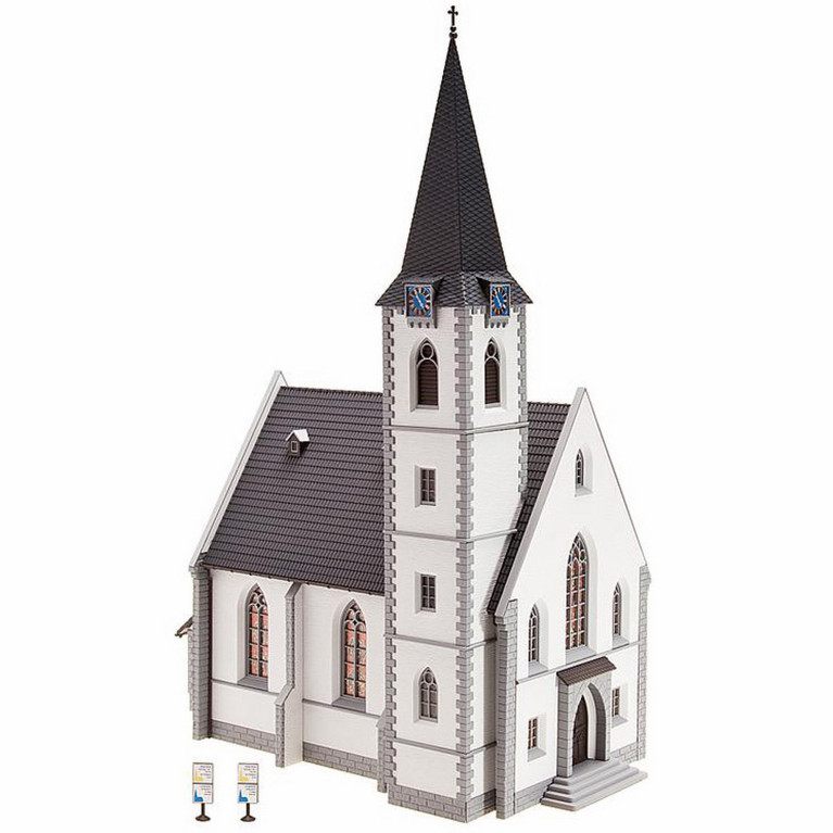 Eglise HO FALLER 130490 modelisme ferroviaire diorama neuf FALLER
