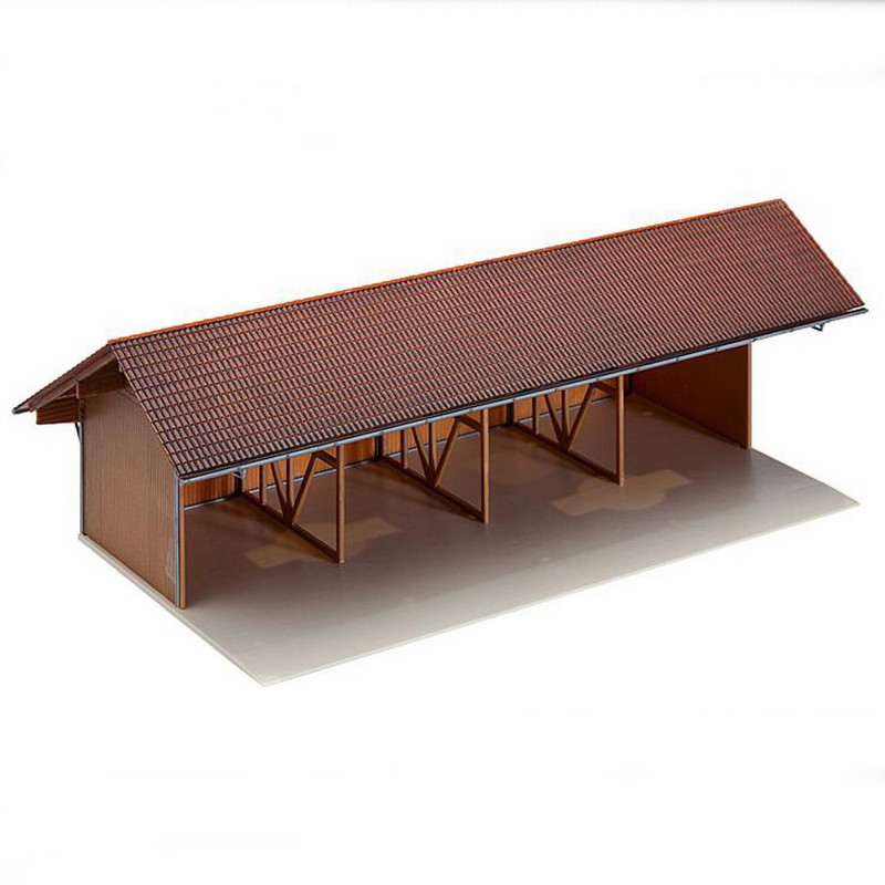 Hangar agricole HO FALLER 130521 modelisme ferroviaire diorama neuf FALLER