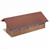 Hangar agricole HO FALLER 130521 modelisme ferroviaire diorama neuf FALLER