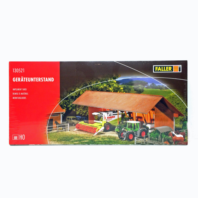 Hangar agricole HO FALLER 130521 modelisme ferroviaire diorama neuf FALLER