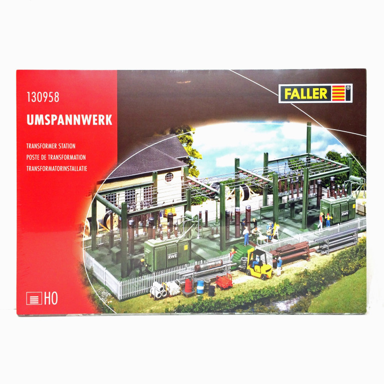 Poste de transformation HO FALLER 130958 modelisme ferroviaire  neuf FALLER
