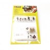 Set de 6 figurines + accessoires thème Hiver-HO 1/87-NOCH 16220