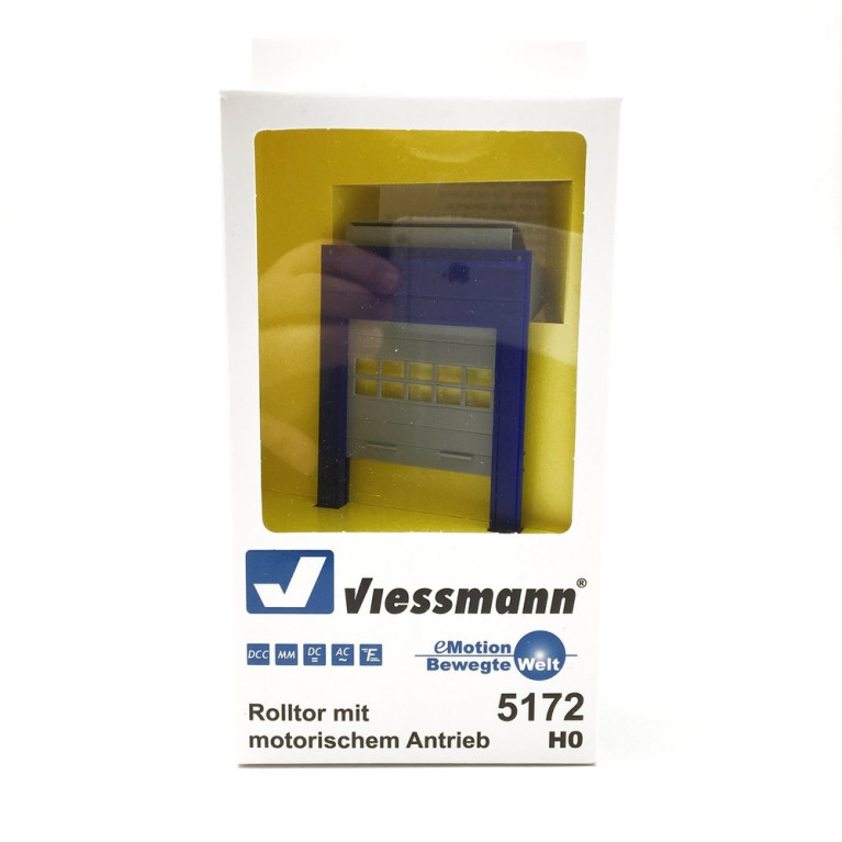 Porte de garage "volet roulant" motorisé-HO 1/87-VIESSMANN 1572