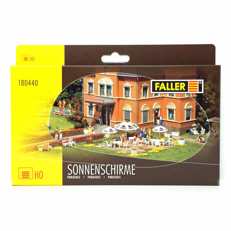 Maquette Faller Jardin Ouvrier + Tonnelle – 77 Pièces, 5 Couleurs – Modélisme Ferroviaire – Dès 14 Ans