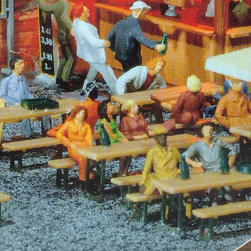 Tables et bancs HO FALLER 180444 modelisme ferroviaire  neuf FALLER