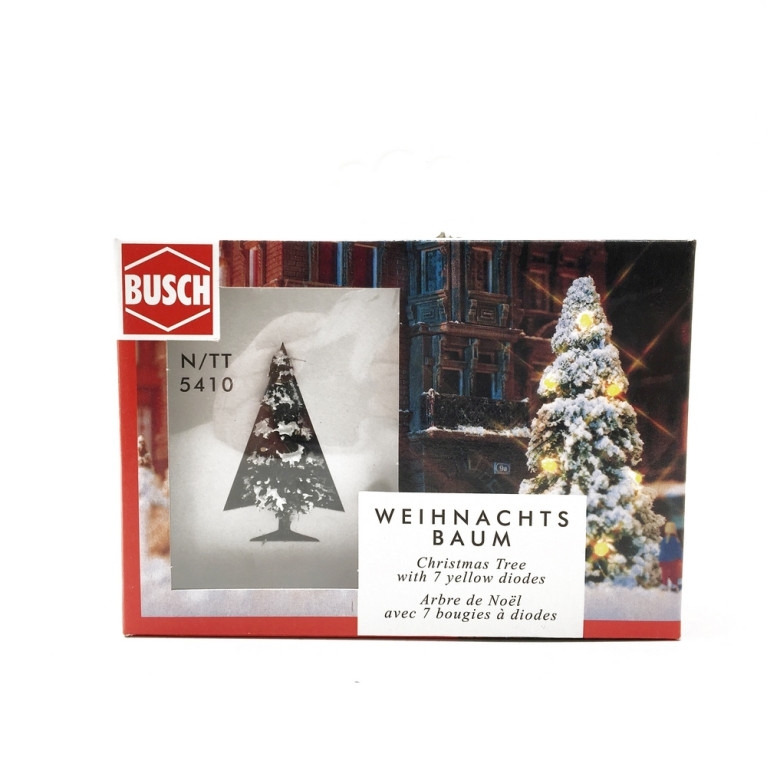 Sapin de Noël avec 7 bougies (diodes) - N 1/160 - BUSCH 5410