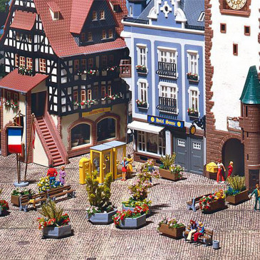 Mobiliers urbains HO FALLER 180585 modelisme ferroviaire  neuf FALLER
