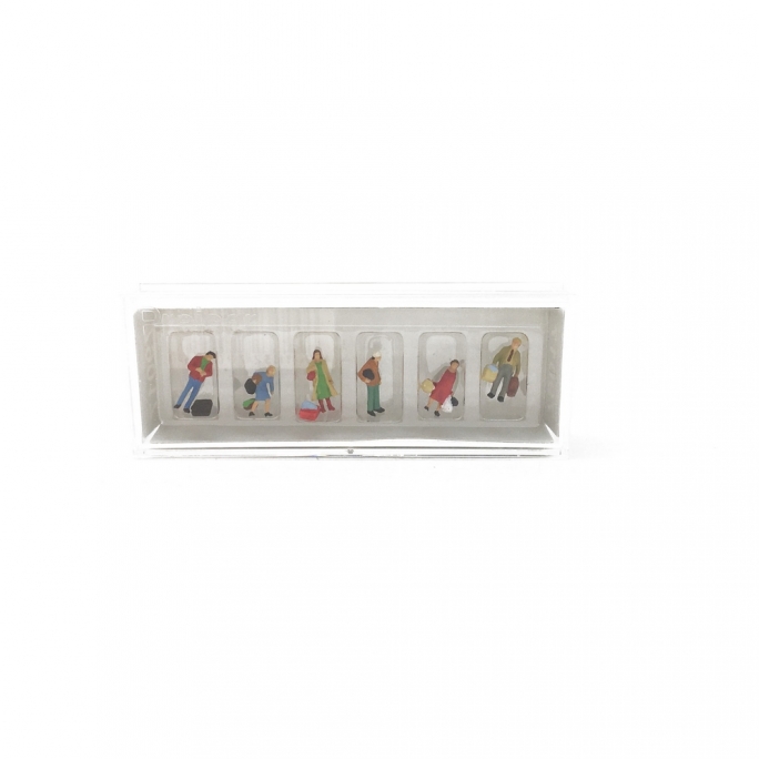 6 Voyageurs - N 1/160 - PREISER 79017