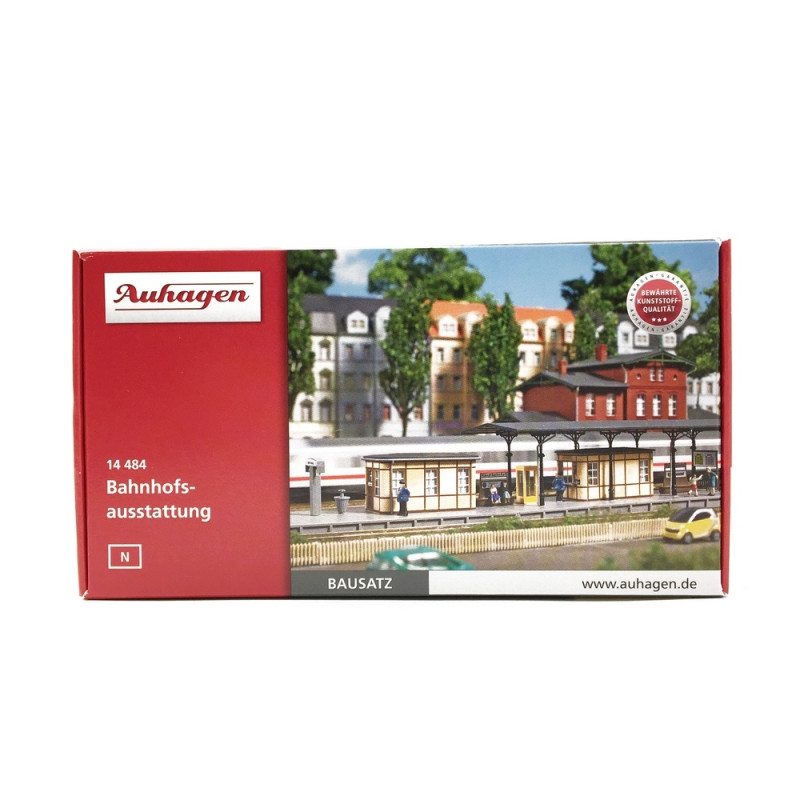 Equipement et accessoires de gare-N 1/160-AUHAGEN 14484