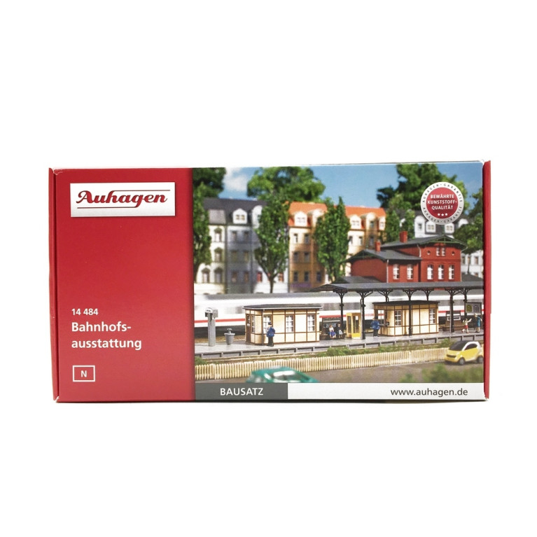 Equipement et accessoires de gare-N 1/160-AUHAGEN 14484