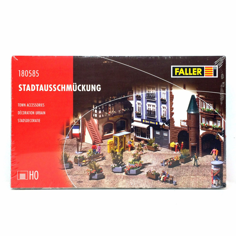Mobiliers urbains HO FALLER 180585 modelisme ferroviaire  neuf FALLER