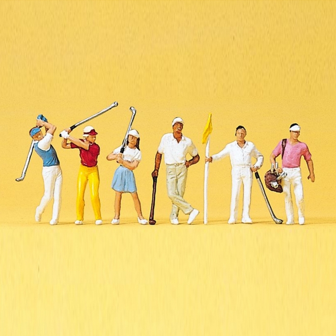 6 Golfeurs - HO 1/87 - PREISER 10231