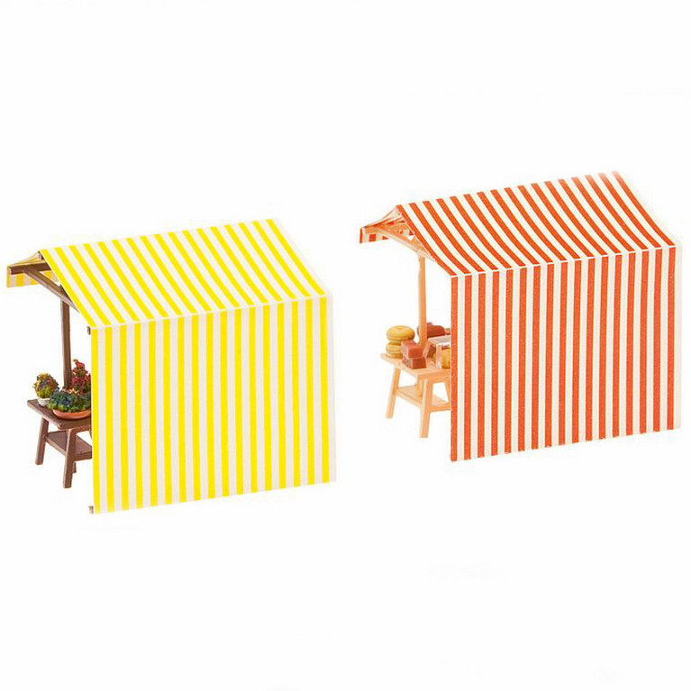 Stands fleurs et fromages HO FALLER 180614 modelisme ferroviaire  neuf FALLER