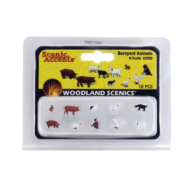Animaux de basse cour-N 1/160-WOODLAND SCENICS A2202