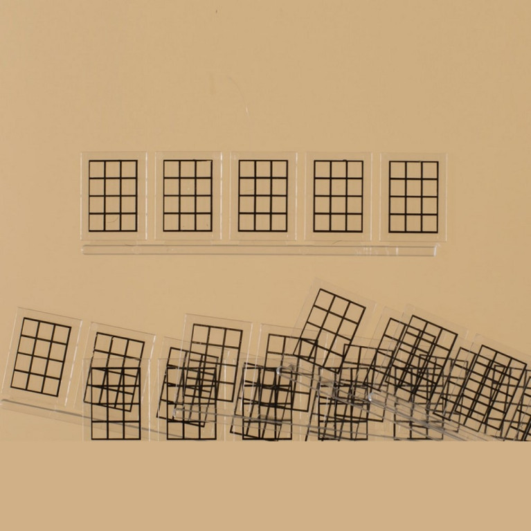 30 fenêtres 12 x 17 mm - HO 1/87 - AUHAGEN 80221