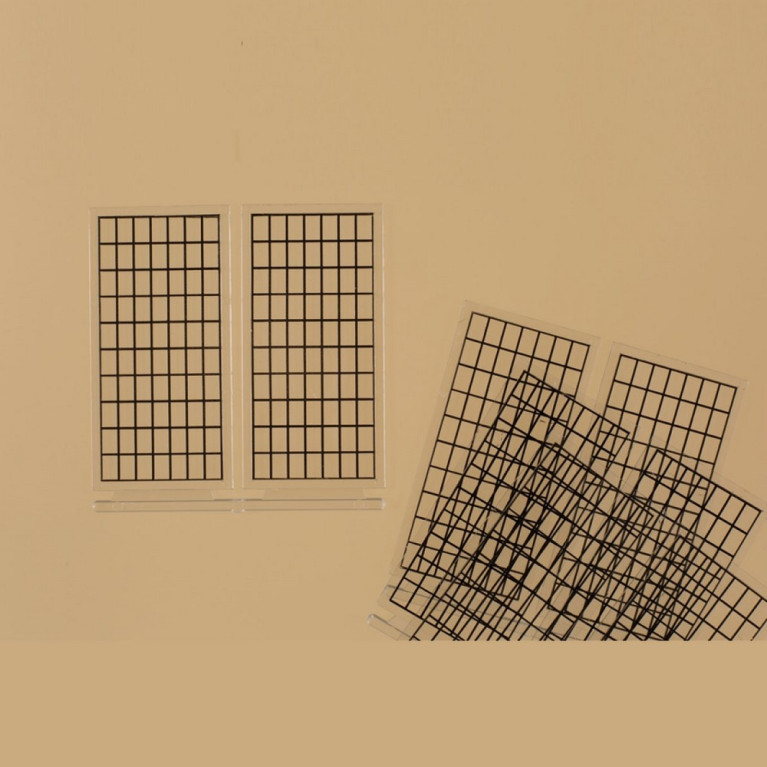 8 grandes fenêtres 25 x 55 mm - HO 1/87 - AUHAGEN 80219