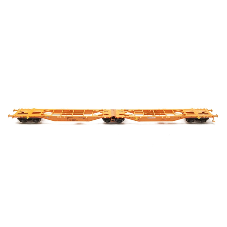 Wagon articulé Kangourou SGGMRSS 90 Wascosa / OPDR-HO 1/87-Mehano 58900