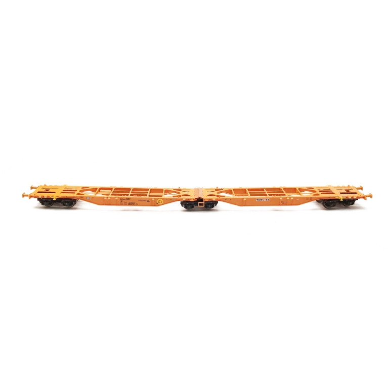 Wagon articulé Kangourou SGGMRSS 90 Wascosa / OPDR-HO 1/87-Mehano 58900