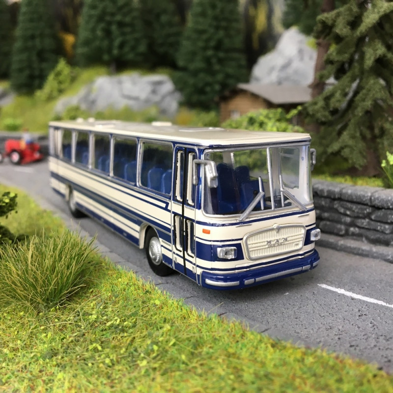 Bus MAN 750 Bleu/Blanc-HO 1/87-BREKINA 59252