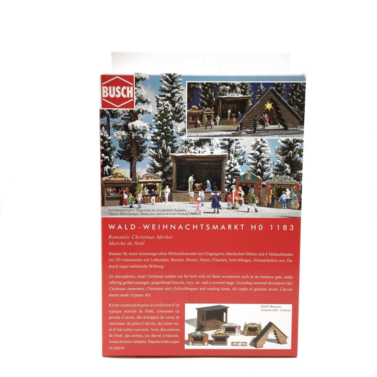 Marché de Noël-HO 1/87-BUSCH 1183