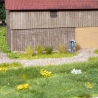 42 touffes d'herbes fleuries jaunes XL 9mm -HO 1/87-NOCH 07043