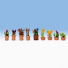 9 Plantes en pots - N 1/160 - NOCH 14080