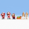 6 figurines "Noël" sonorisé-HO-NOCH 12897