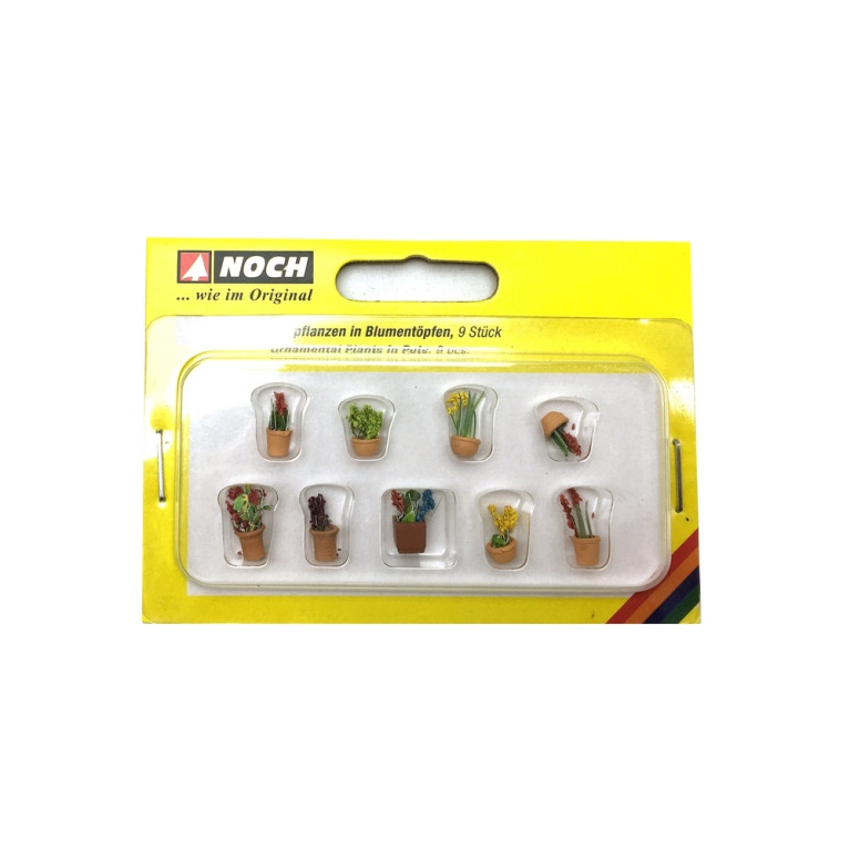 9 Plantes en pots - N 1/160 - NOCH 14080