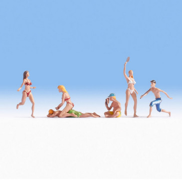 Personnages à la plage - HO 1/87 - NOCH 15842