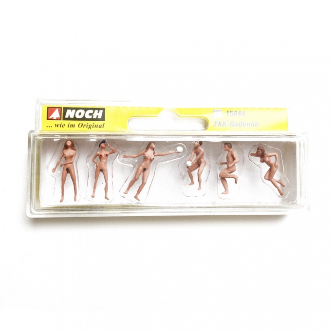 6 Nudistes à la plage - HO 1/87 - NOCH 15844