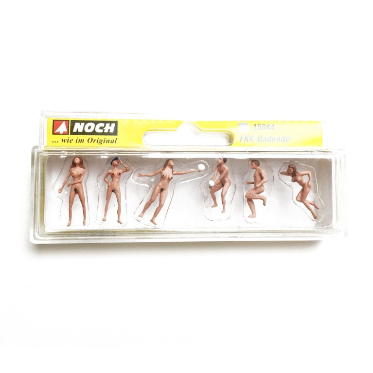 6 Nudistes à la plage - HO 1/87 - NOCH 15844