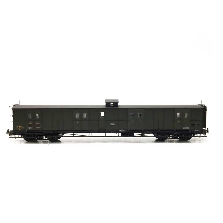 Fourgon à Bogies + Vigie Ex PLM Ep III SNCF-HO 1/87-REE VB348