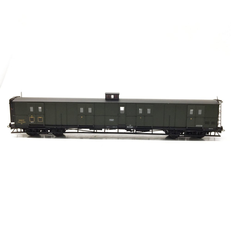Fourgon à Bogies + Vigie Ex PLM Ep III SNCF-HO 1/87-REE VB349
