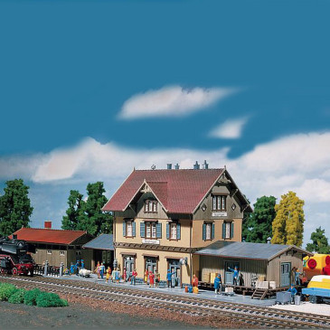 Gare avec hangar marchnadises N FALLER 212107 modelisme ferroviaire  neuf FALLER