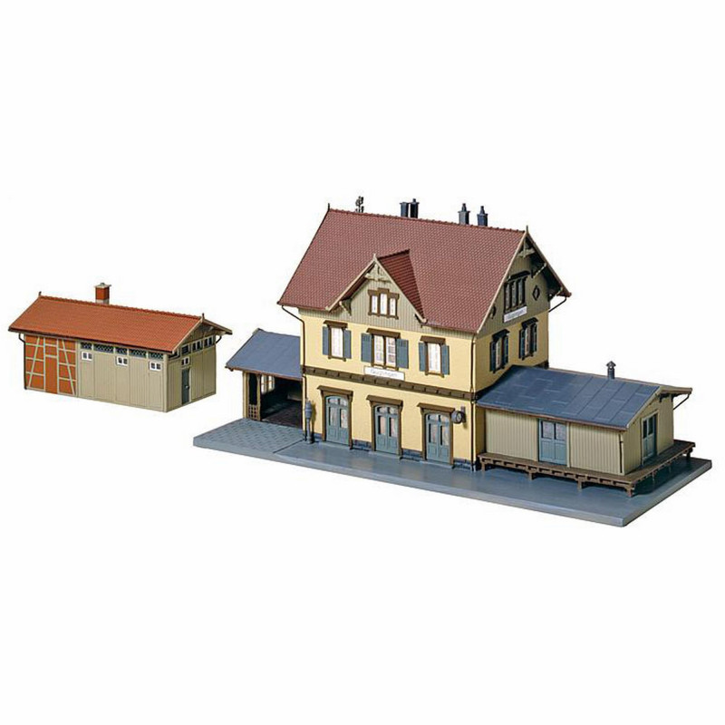 Kit FALLER 2116 – Hangar à Locomotive à Monter, Maquette Train électrique