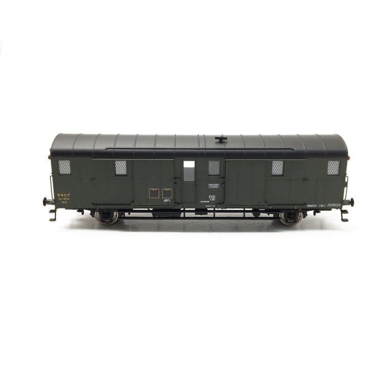 Fourgon OCEM 32 Est Ep III SNCF-HO 1/87-REE VB313