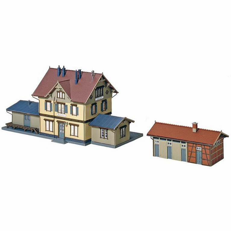 Gare avec hangar marchnadises N FALLER 212107 modelisme ferroviaire  neuf FALLER