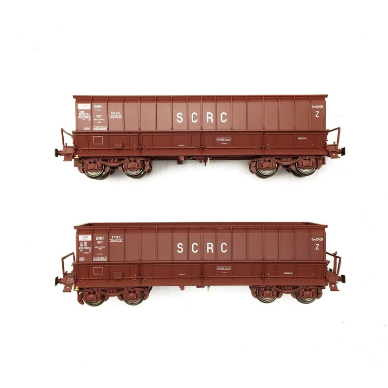 2 Tombereaux DMH SCRC Ep V SNCB-HO 1/87-LSMODELS 32302
