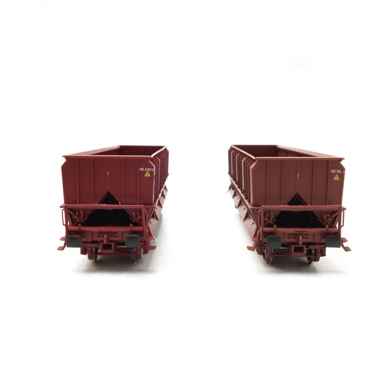 2 Tombereaux DMH VTG SOGEWAG Ep IV SNCF-HO 1/87-LSMODELS 30805