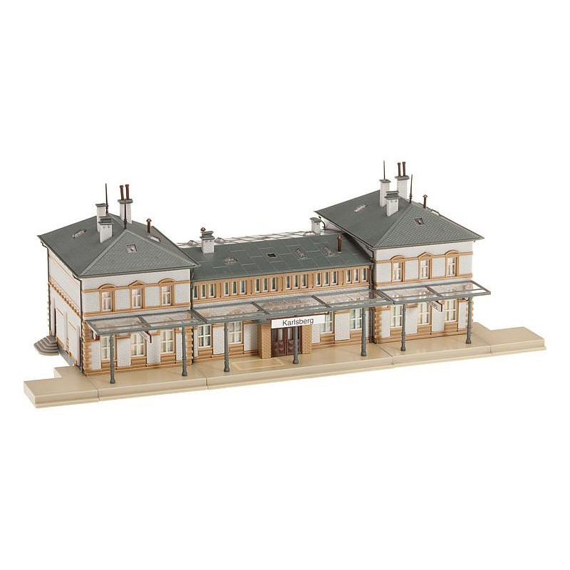 Kit De Construction Gare Faller échelle 1:87 H0 | Pour Modélisme Ferroviaire | Dès 14 Ans | Détails Réalistes