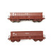 2 Tombereaux DMH SGW SACILOR Ep IV SNCF-HO 1/87-LSMODELS 30800