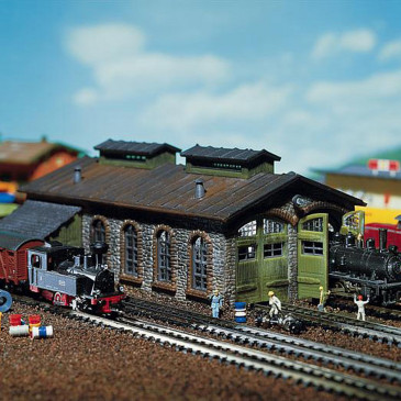 Remise à 2 locomotives N FALLER 222116 modelisme ferroviaire  neuf FALLER