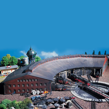 Rotonde à 2 locomotives N FALLER 222118 modelisme ferroviaire  neuf FALLER