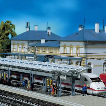 Quai moderne ice N FALLER 222121 modelisme ferroviaire  neuf FALLER