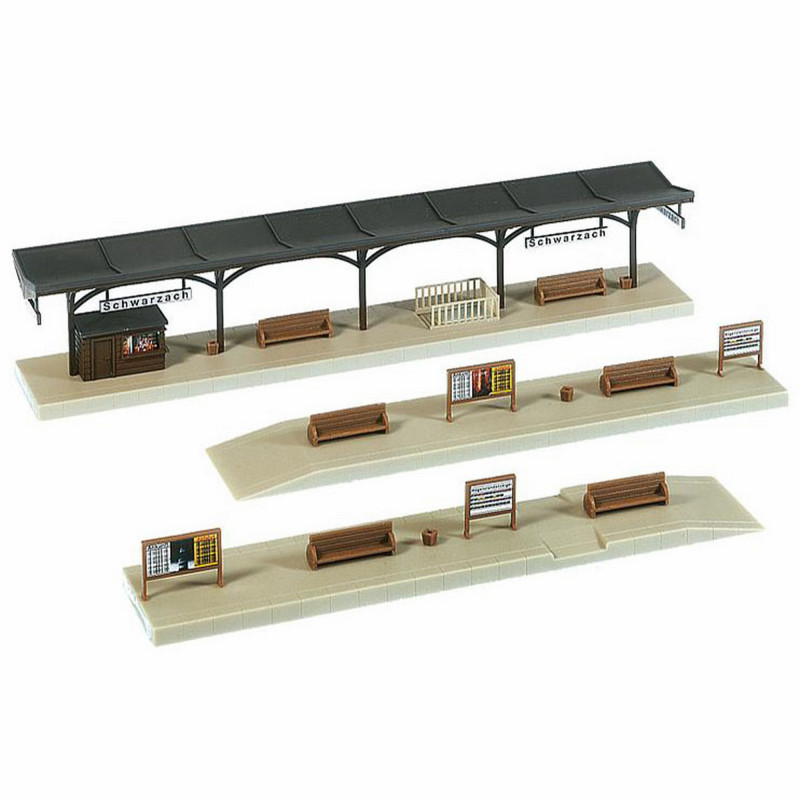 Quai semi couvert N FALLER 222124 modelisme ferroviaire  neuf FALLER