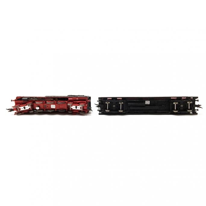 Coffret 4 pièces «Ruhr Schnellverkehr» DRG Ep II-HO 1/87-ROCO 61477
