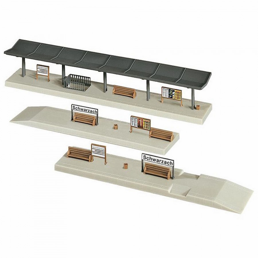 Quai semi couvert N FALLER 222125 modelisme ferroviaire  neuf FALLER