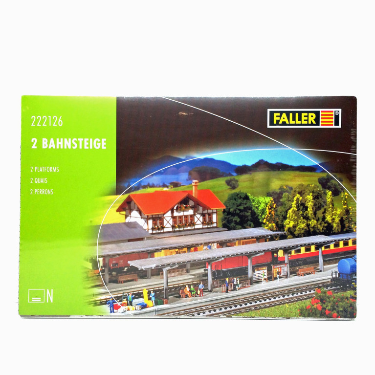 2 quais couverts N FALLER 222126 modelisme ferroviaire  neuf FALLER