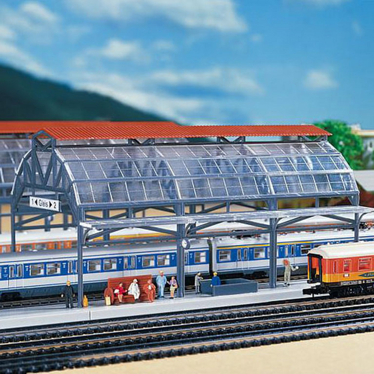 Hall de gare N FALLER 222128 modelisme ferroviaire  neuf FALLER